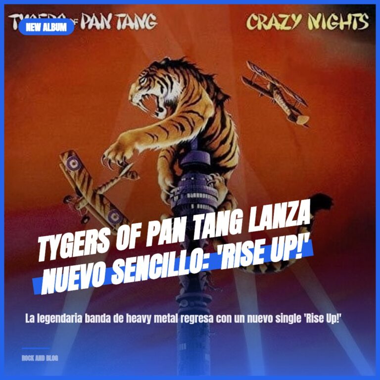 Tygers Of Pan Tang Lanza Nuevo Sencillo: ‘Rise Up!’