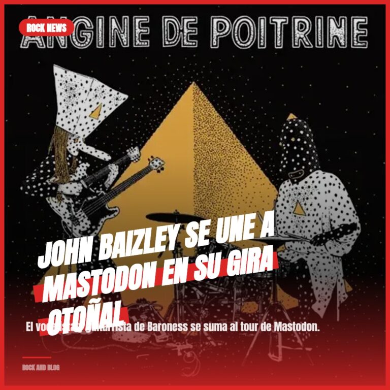John Baizley se Une a Mastodon en su Gira Otoñal