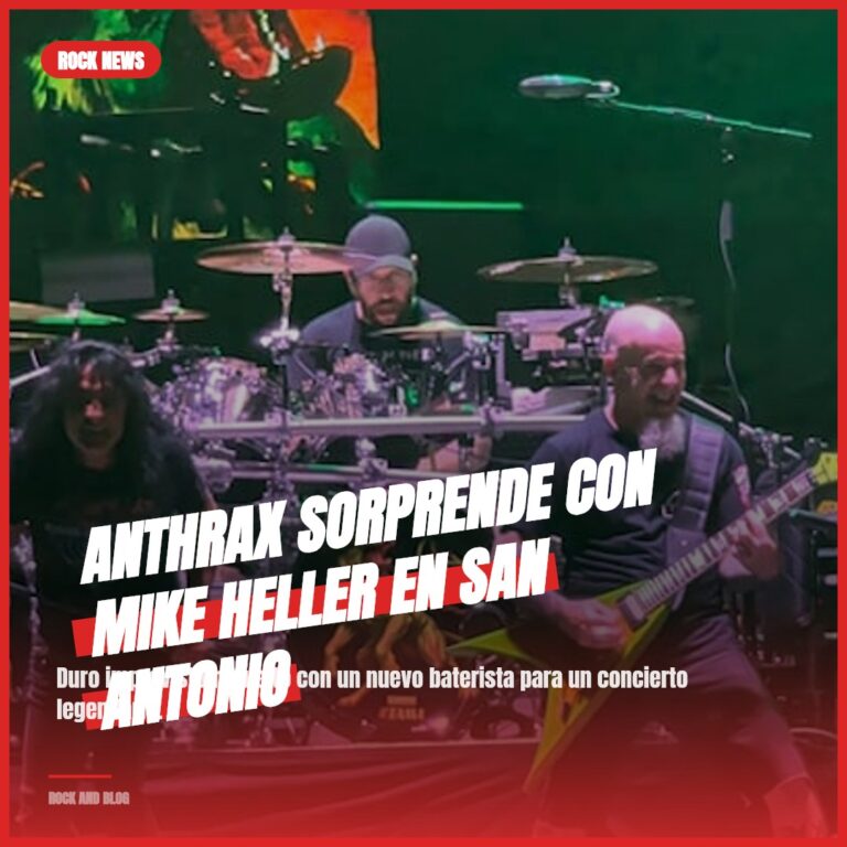 ANTHRAX sorprende con Mike Heller en San Antonio