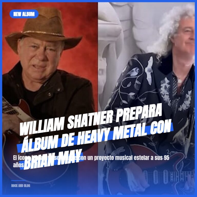 William Shatner Prepara Álbum de Heavy Metal con Brian May