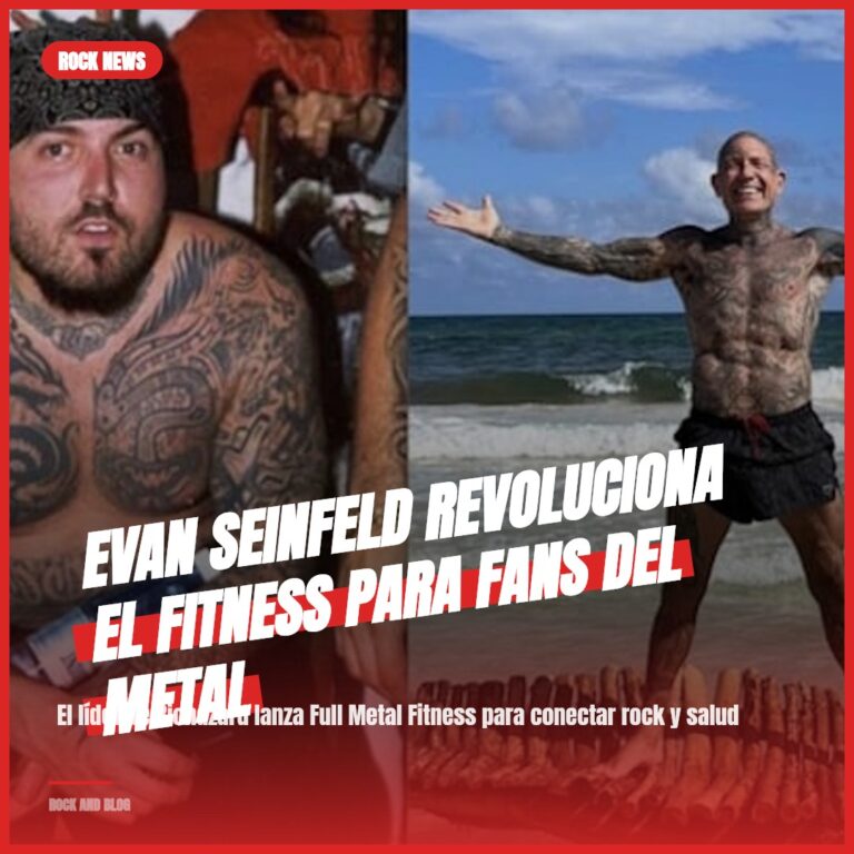 Evan Seinfeld revoluciona el fitness para fans del metal