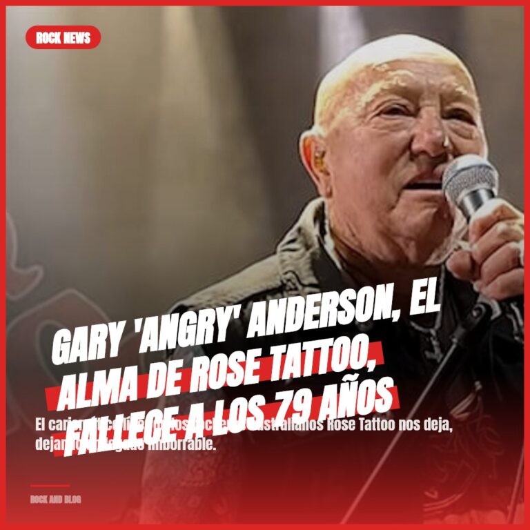 Gary ‘Angry’ Anderson, el alma de Rose Tattoo, fallece a los 79 años