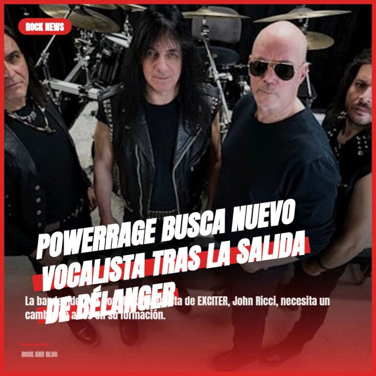POWERRAGE busca nuevo vocalista tras la salida de Bélanger