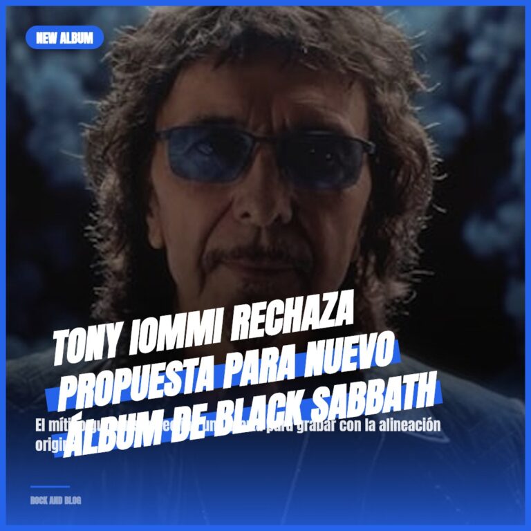 Tony Iommi Rechaza Propuesta para Nuevo Álbum de Black Sabbath