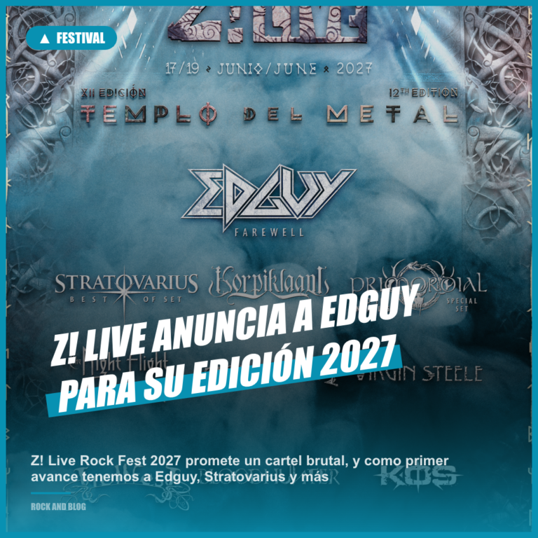 EDGUY en el Z! Live Rock Fest 2027