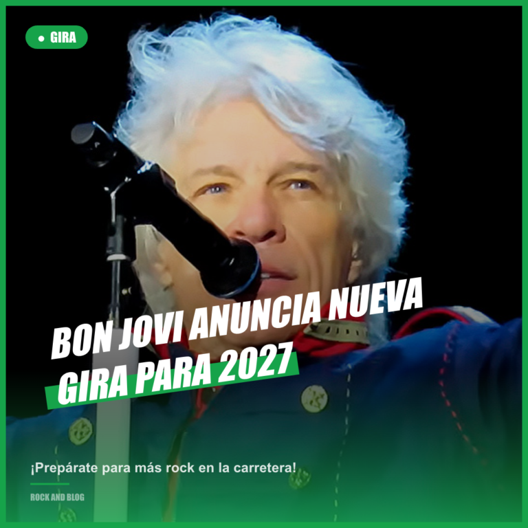 Bon Jovi anuncia gira para 2027 tras el final de la Forever Tour