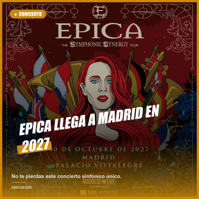 EPICA regresa a Madrid con ‘The Symphonic Synergy Tour 2027’