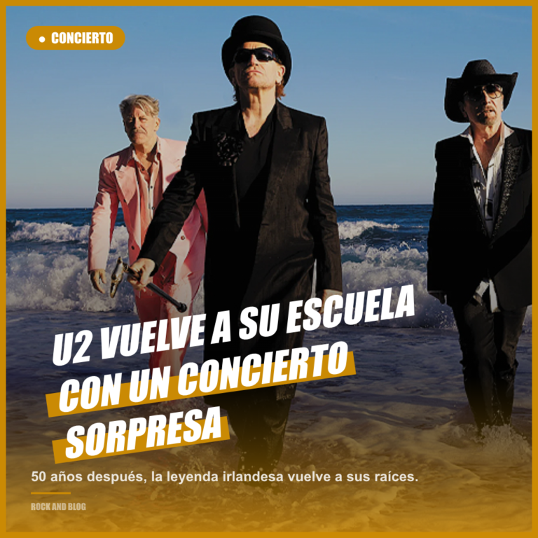 U2 sorprende en su antigua escuela con un concierto inesperado