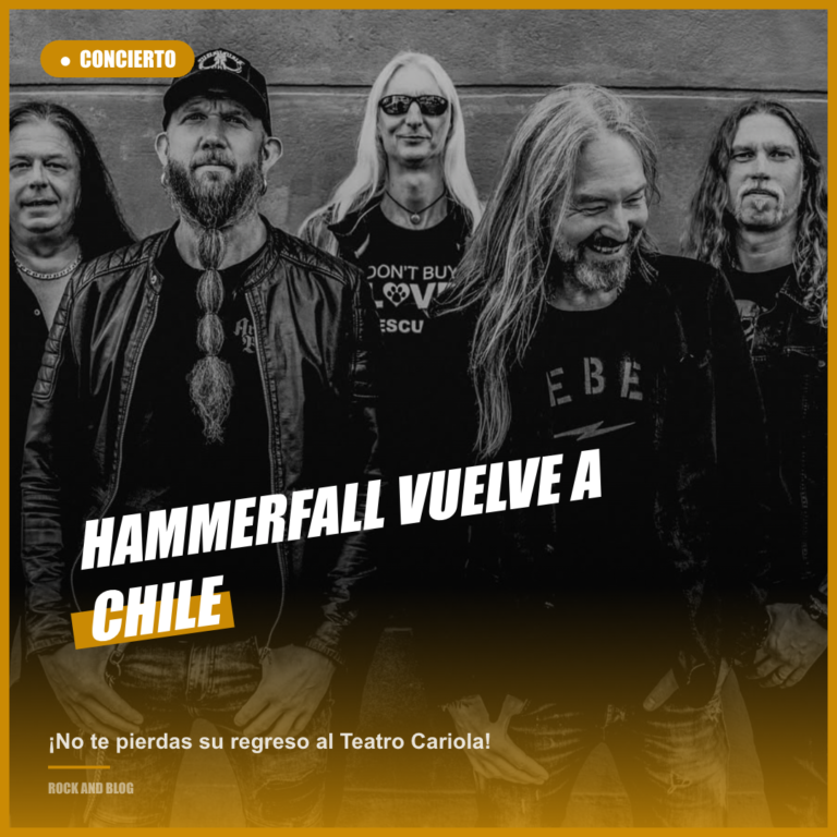 HammerFall regresa a Chile para un concierto inolvidable