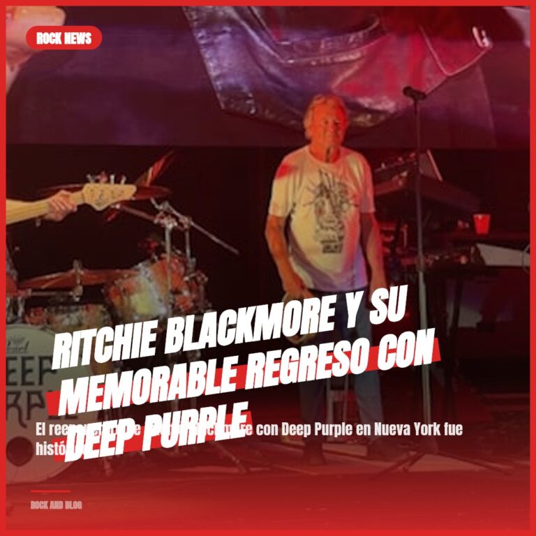 Ritchie Blackmore y su memorable regreso con Deep Purple