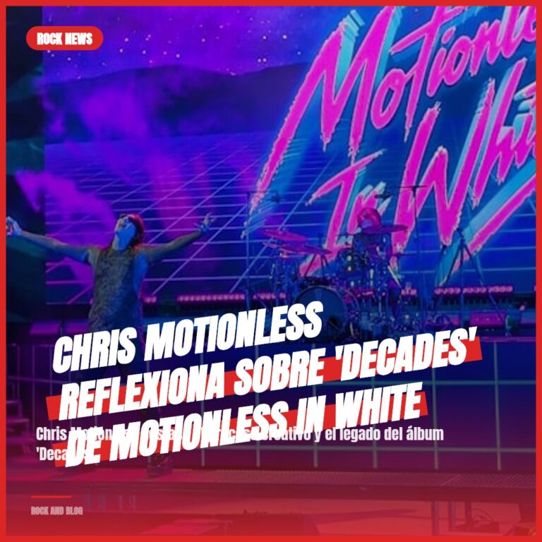 Chris Motionless Reflexiona sobre ‘Decades’ de Motionless In White