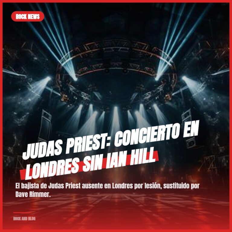 Judas Priest: Concierto en Londres sin Ian Hill