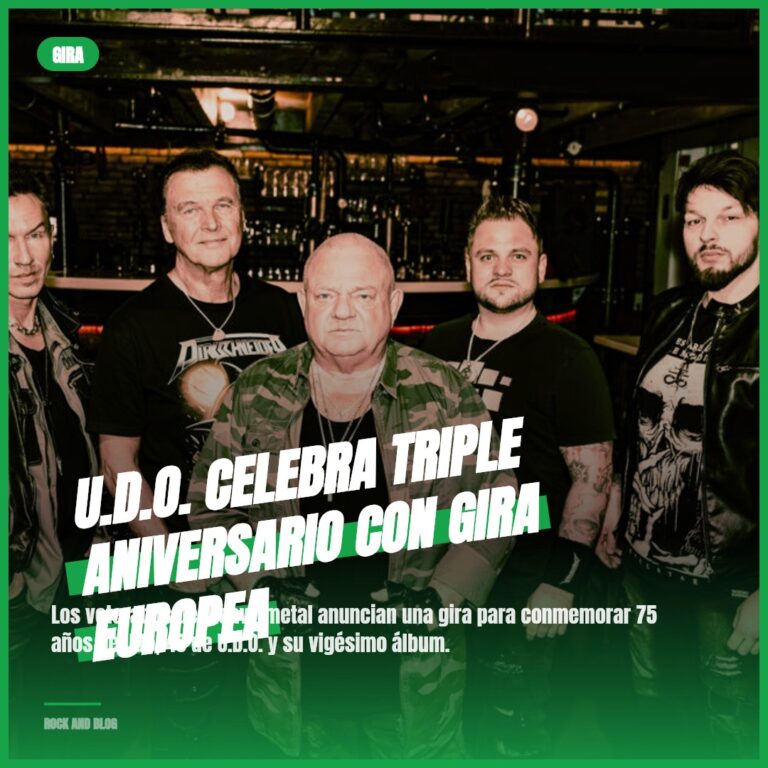 U.D.O. celebra triple aniversario con gira europea
