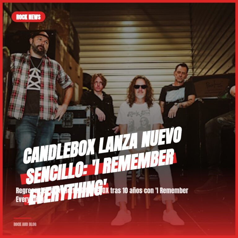 CANDLEBOX Lanza Nuevo Sencillo: ‘I Remember Everything’