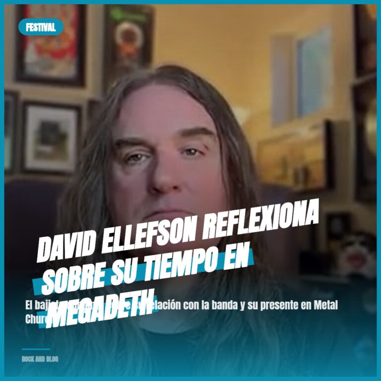 David Ellefson reflexiona sobre su tiempo en Megadeth