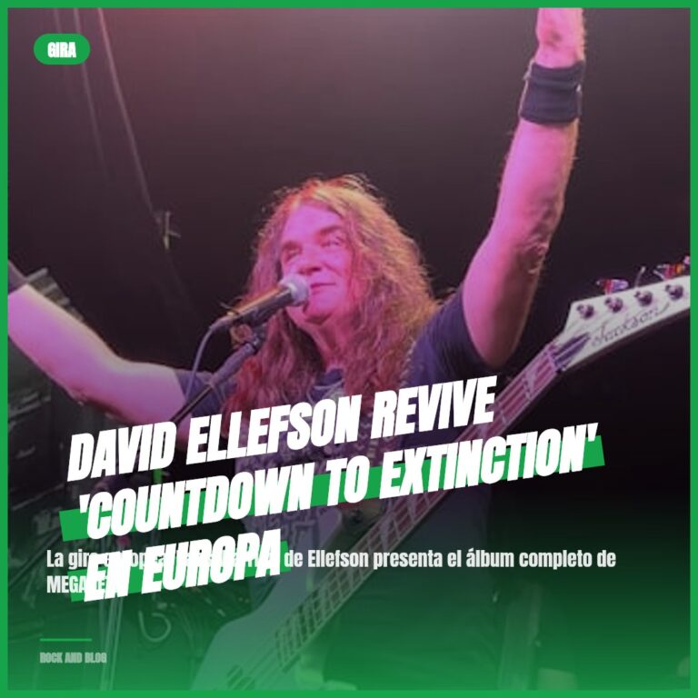 David Ellefson revive ‘Countdown To Extinction’ en Europa