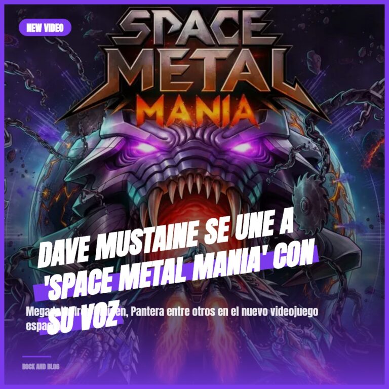 Dave Mustaine se Une a ‘Space Metal Mania’ con su Voz