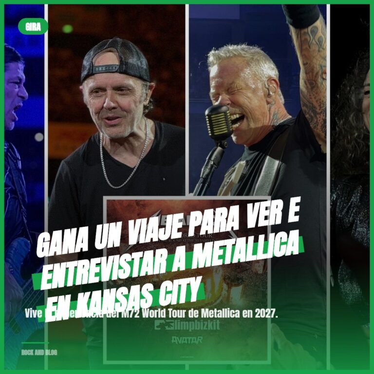 Gana un Viaje para Ver e Entrevistar a Metallica en Kansas City