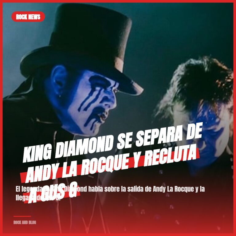 King Diamond se separa de Andy La Rocque y recluta a Gus G