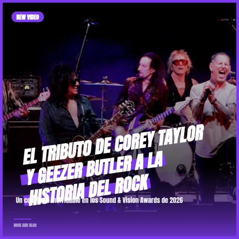 El tributo de Corey Taylor y Geezer Butler a la historia del rock