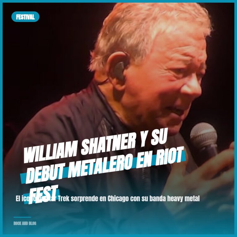William Shatner y su Debut Metalero en Riot Fest