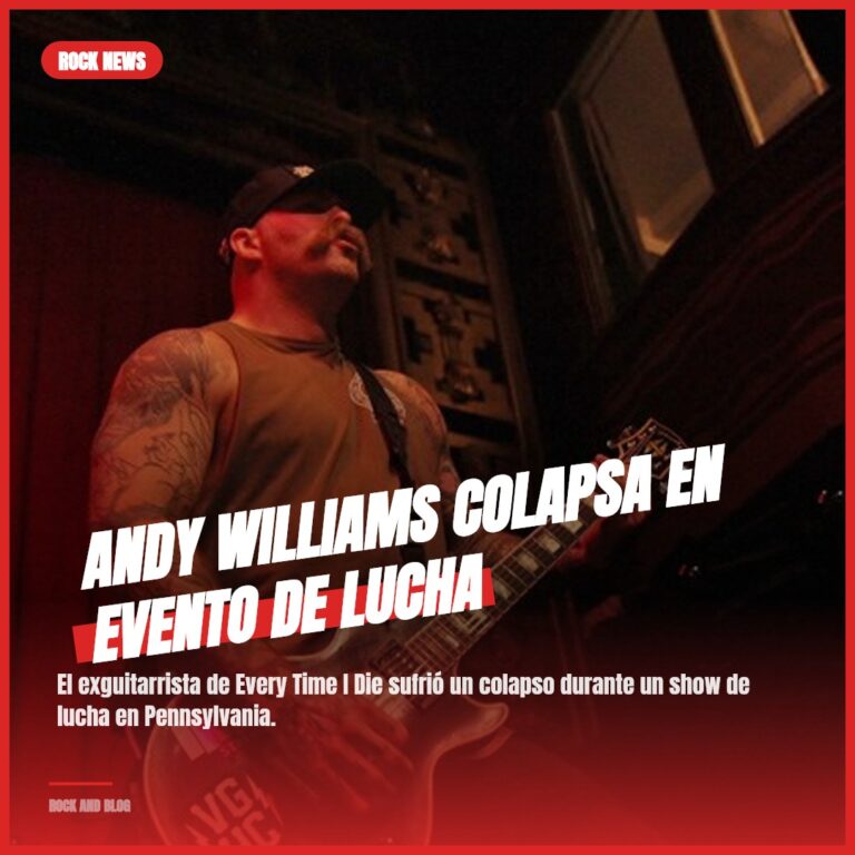 Andy Williams colapsa en evento de lucha