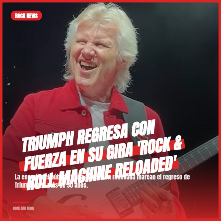 Triumph regresa con fuerza en su gira ‘Rock & Roll Machine Reloaded’