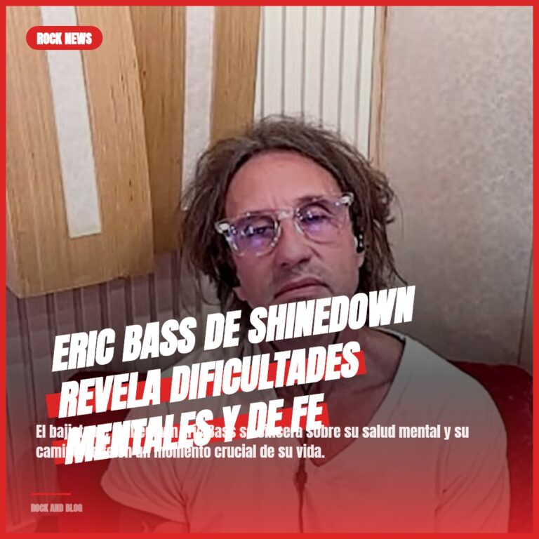 Eric Bass de Shinedown revela dificultades mentales y de fe