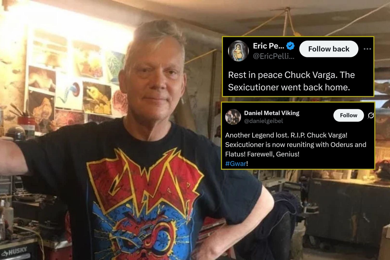 Despedida a Chuck Varga, Co-Fundador de GWAR