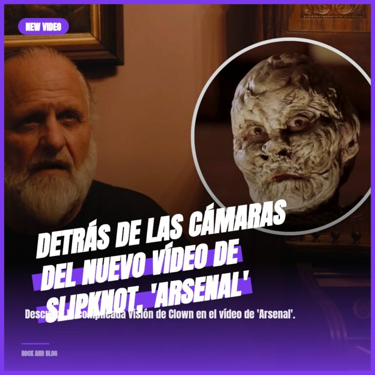 Detrás de las cámaras del nuevo vídeo de Slipknot, ‘Arsenal’