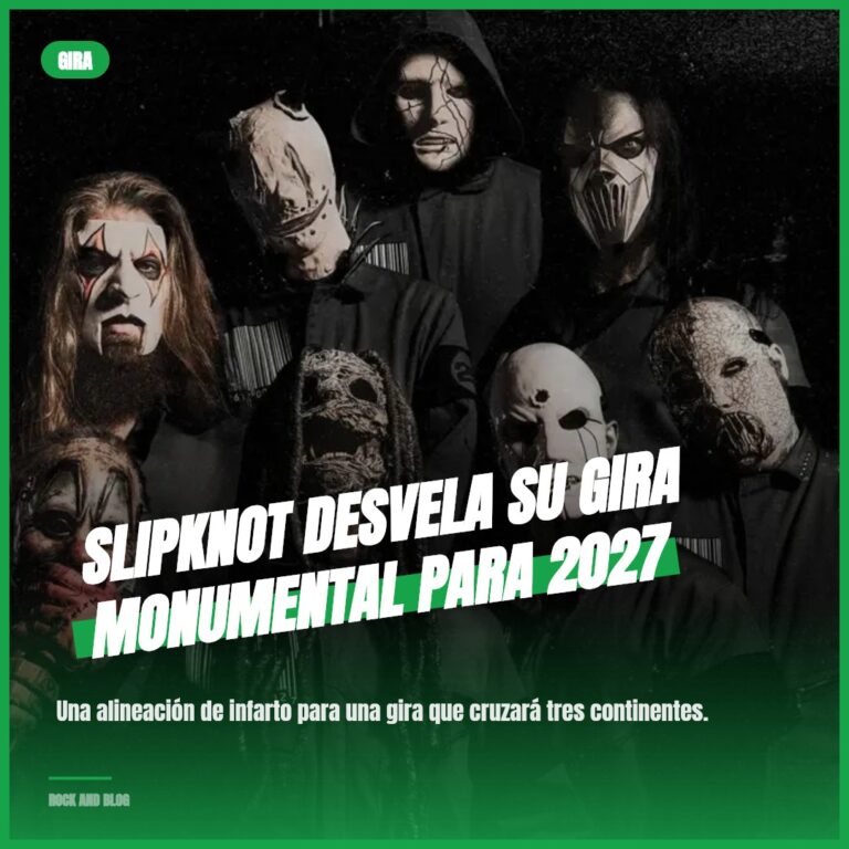Slipknot desvela su gira monumental para 2027