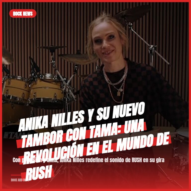 Anika Nilles y su nuevo tambor con TAMA: una revolución en el mundo de RUSH