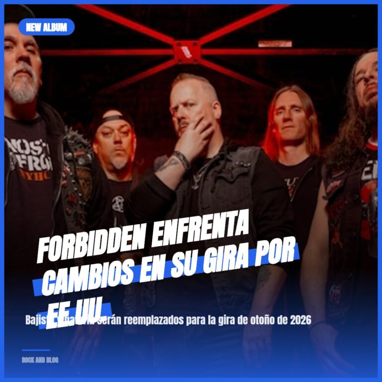 FORBIDDEN enfrenta cambios en su gira por EE.UU.