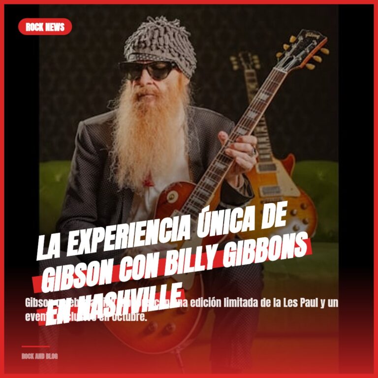 La experiencia única de Gibson con Billy Gibbons en Nashville