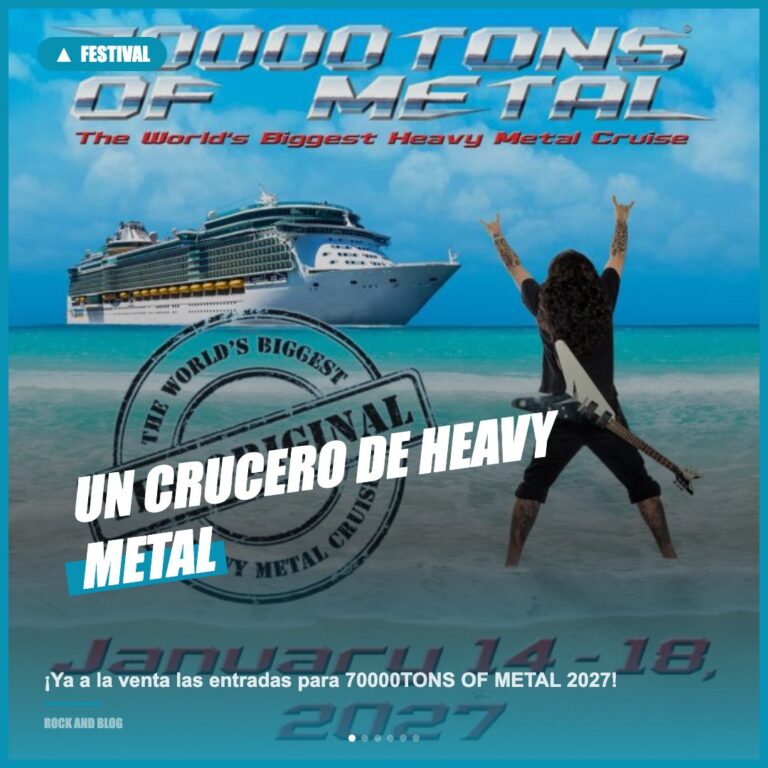 70000TONS OF METAL 2027: un crucero heavy que no te puedes perder