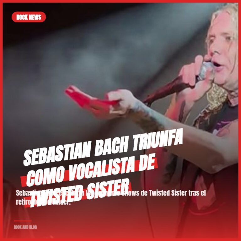 Sebastian Bach triunfa como vocalista de Twisted Sister
