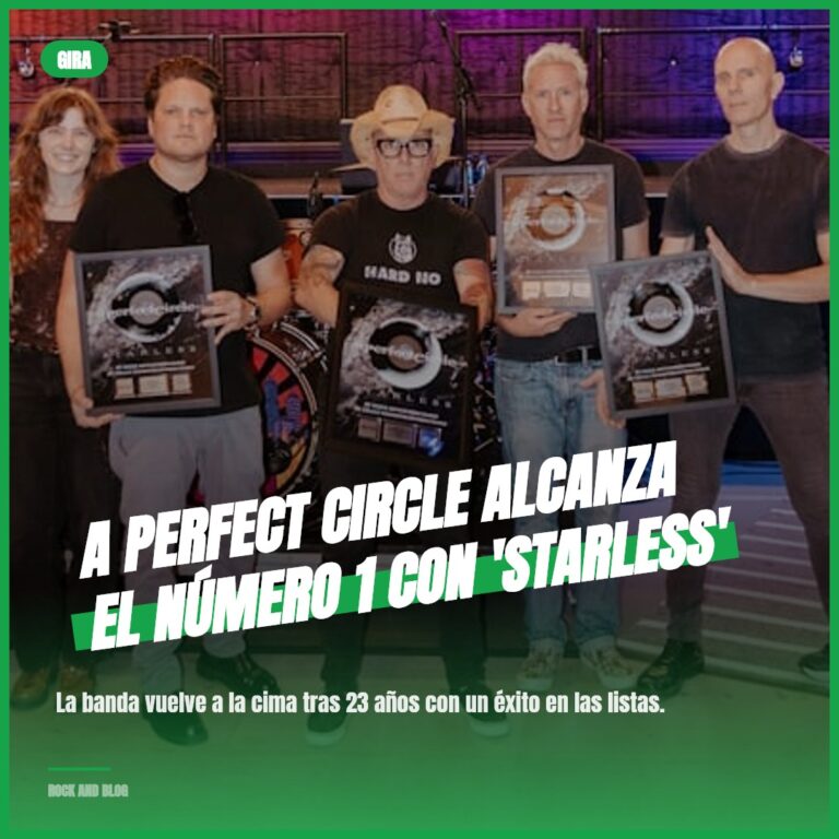 A Perfect Circle alcanza el número 1 con ‘Starless’