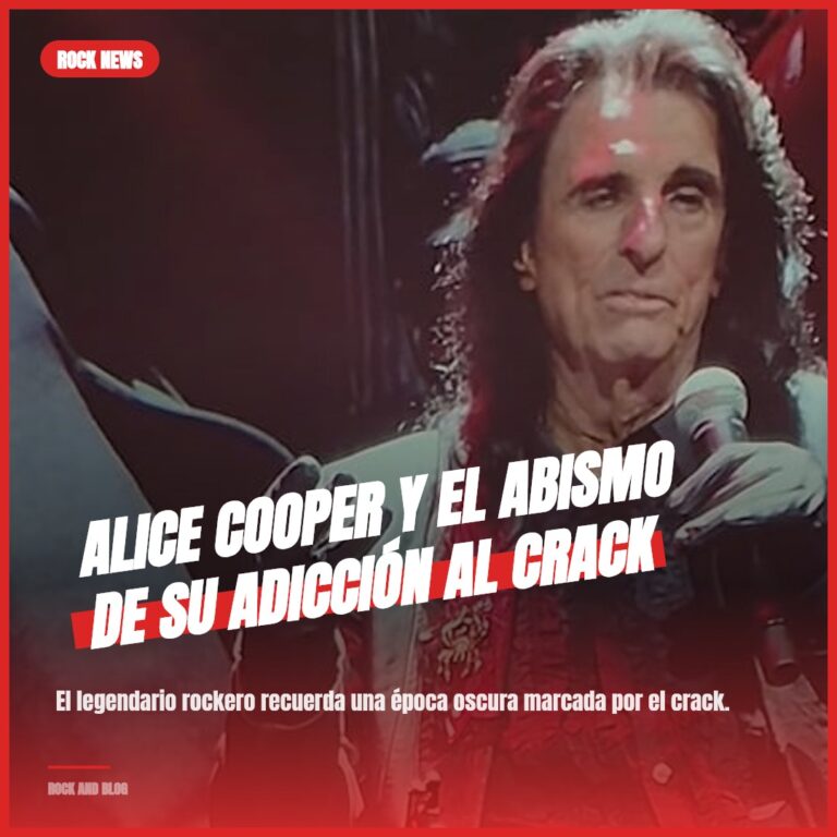 Alice Cooper y el abismo de su adicción al crack