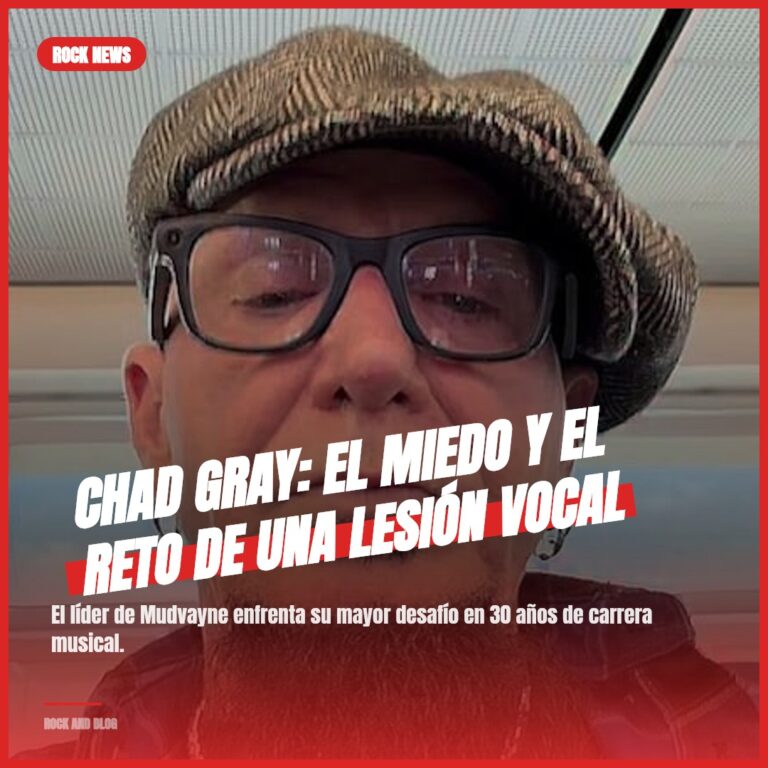 Chad Gray: El Miedo y el Reto de una Lesión Vocal
