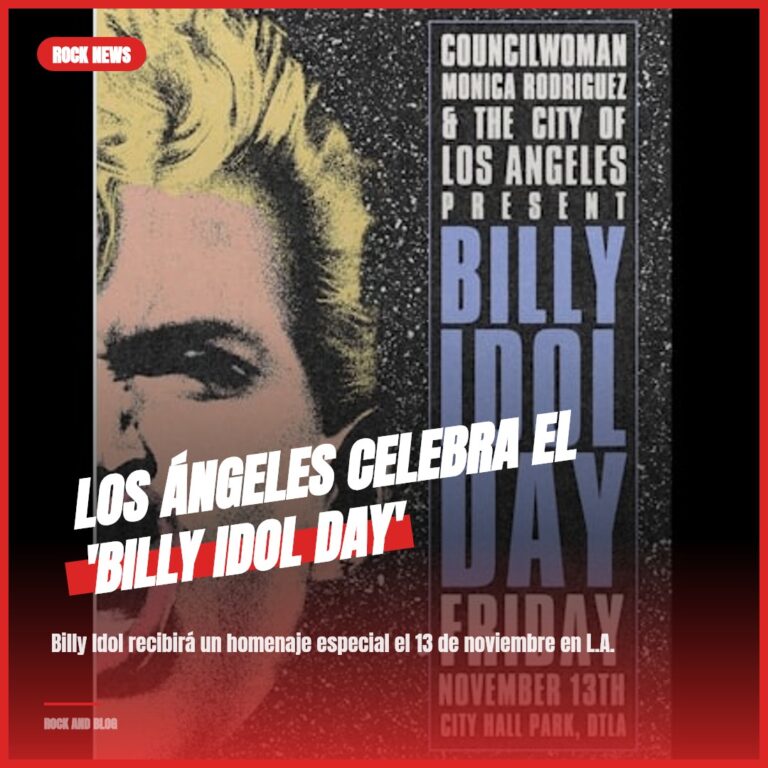 Los Ángeles celebra el ‘Billy Idol Day’