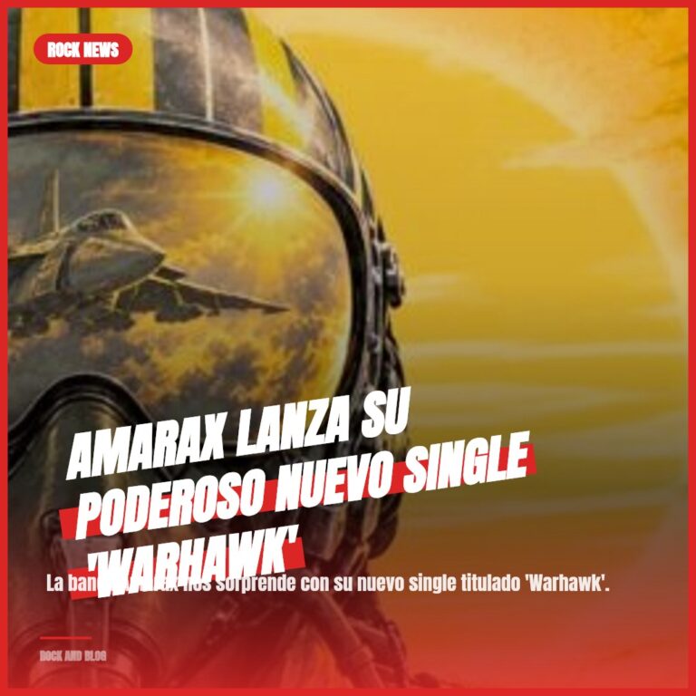 Amarax lanza su poderoso nuevo single ‘Warhawk’