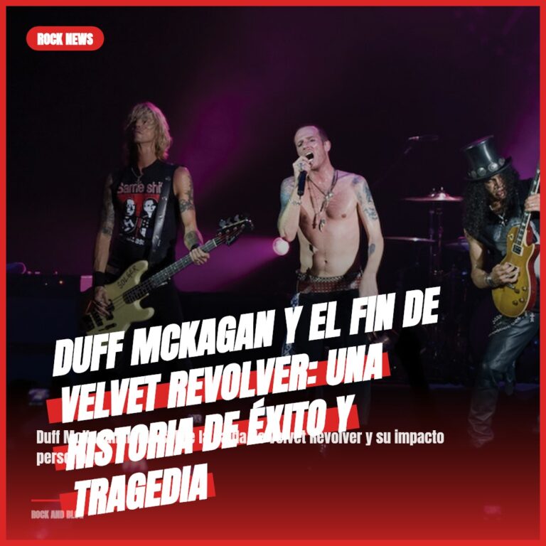 Duff McKagan y el fin de Velvet Revolver: una historia de éxito y tragedia