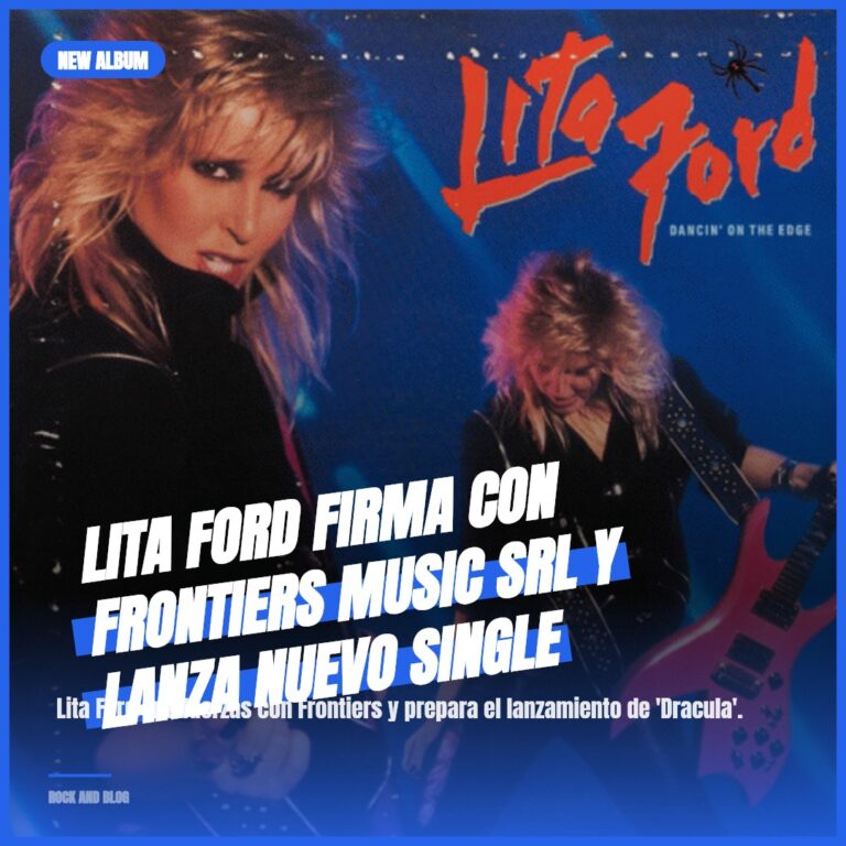 Lita Ford firma con Frontiers Music Srl y lanza nuevo single