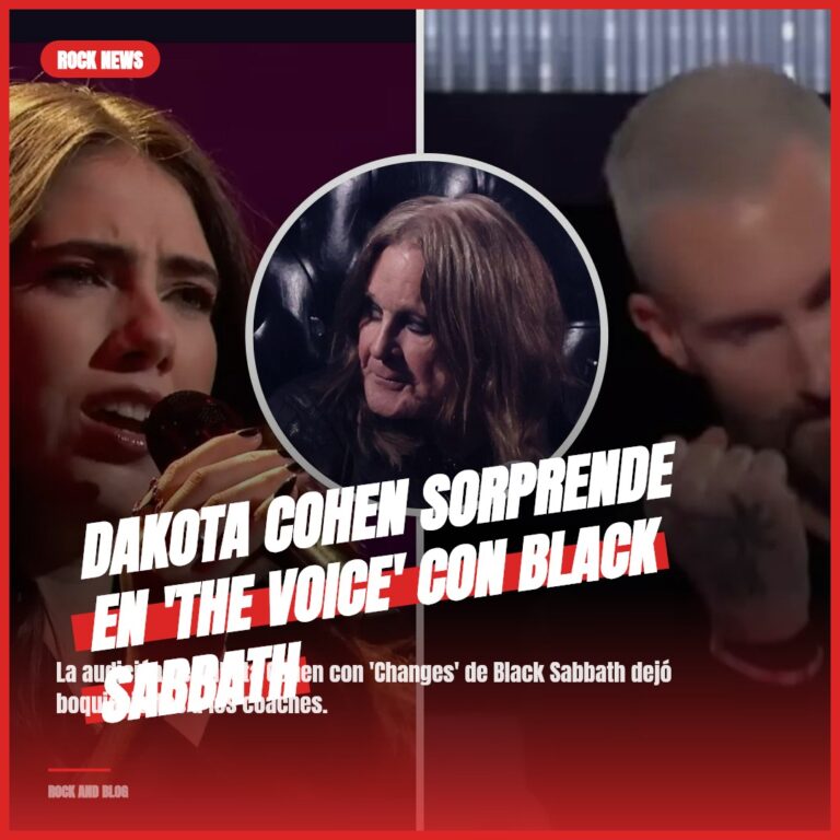 Dakota Cohen sorprende en ‘The Voice’ con Black Sabbath