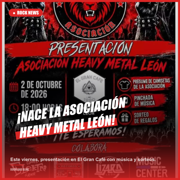 La Asociación Heavy Metal León se presenta con música y sorteos