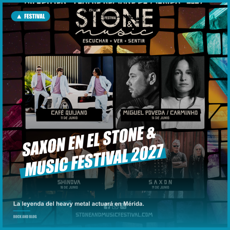 Saxon desembarca en Mérida para el Stone & Music Festival