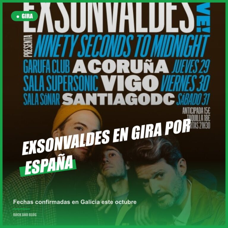 EXSONVALDES regresa a España con nueva gira