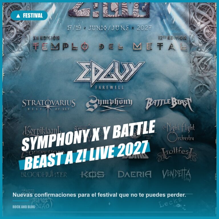Symphony X y Battle Beast encabezan el Z! Live 2027