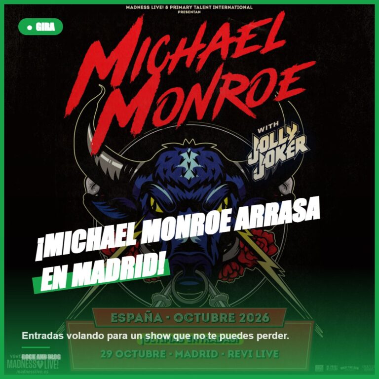 Michael Monroe regresa a Madrid: entradas volando