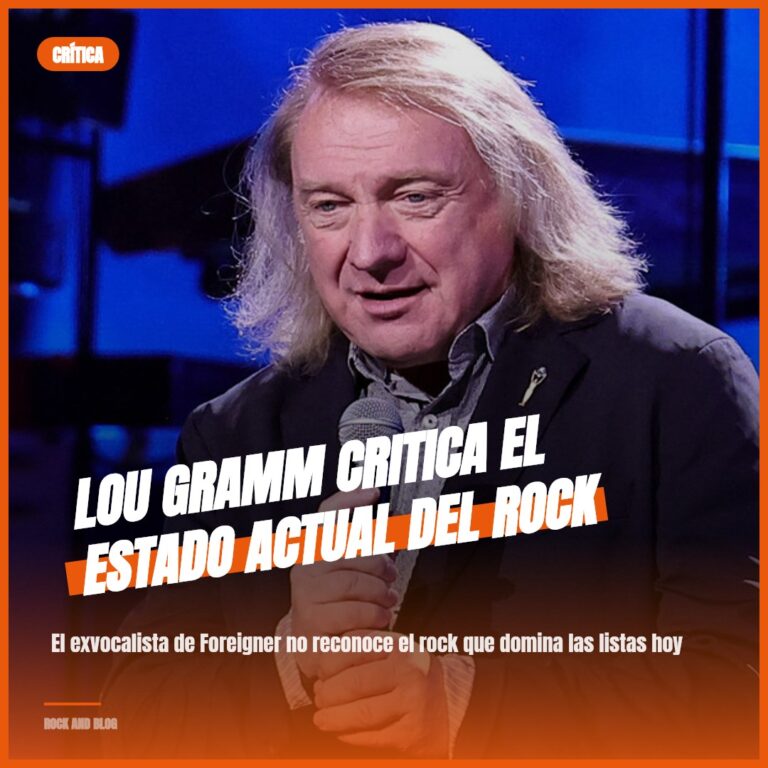 Lou Gramm critica el estado actual del rock
